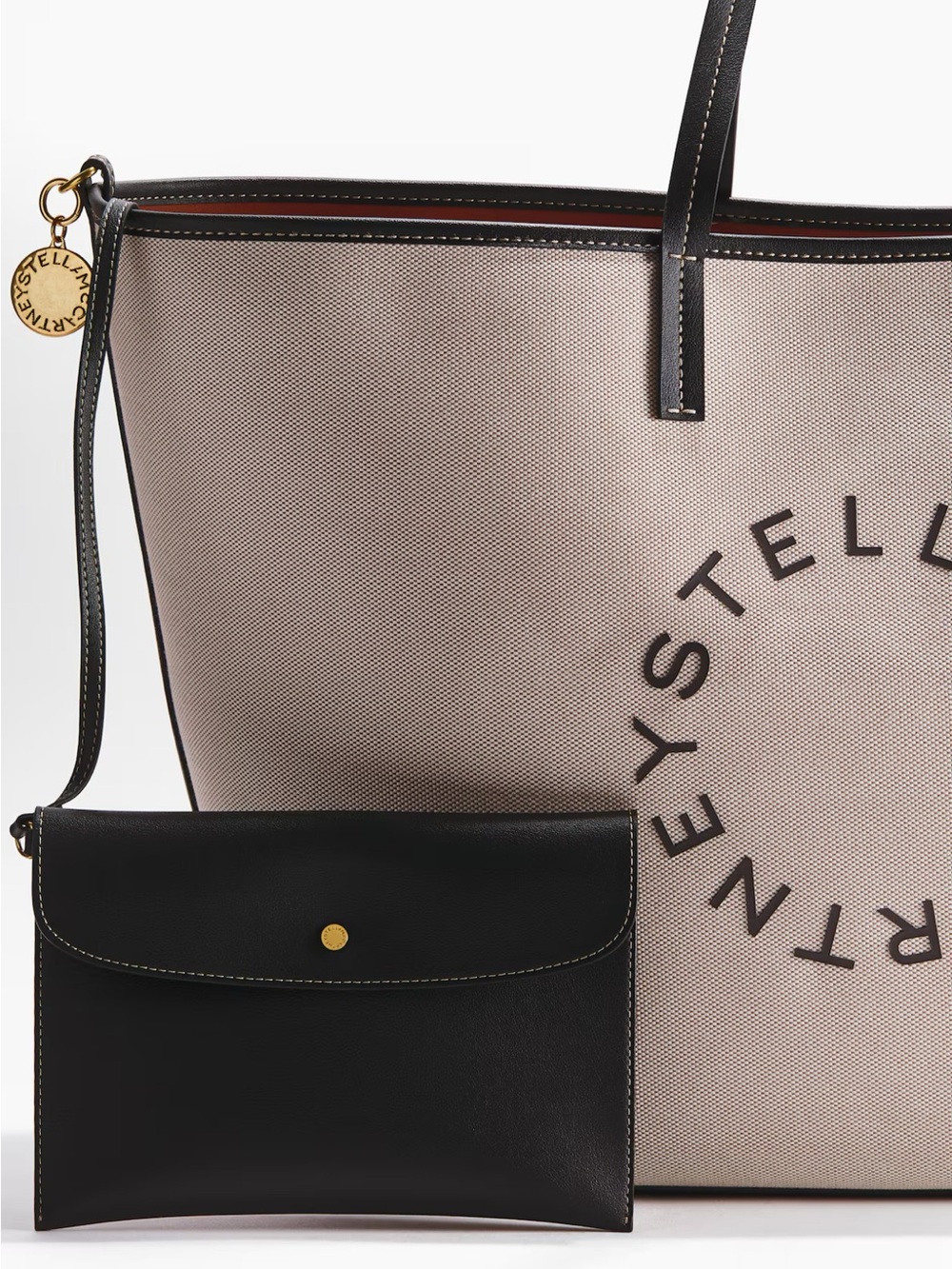 Stella McCartney x H&M Large Canvas Tote Logo Bag - Picture 8 of 10